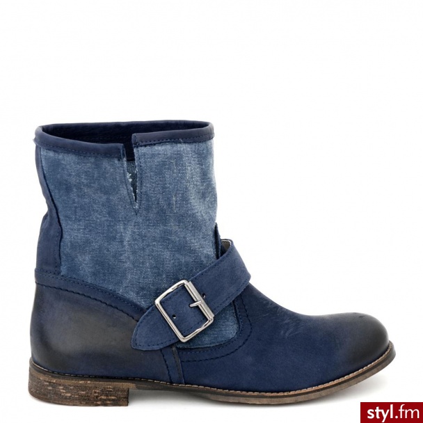 Venezia BOTKI 901 N+C DENIM - Botki Buty Moda