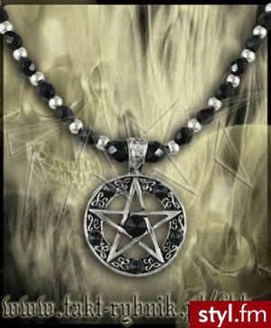 Wisiorek PENTAGRAM 12 D4FD-14619 - Wisiorki Biżuteria Moda