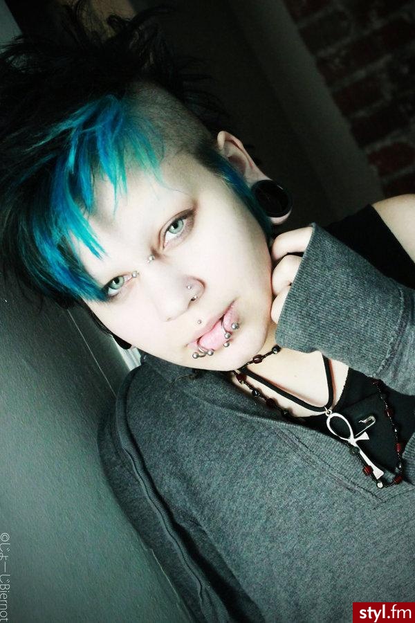 Punk Rock Alternatywne Średnie Fryzury