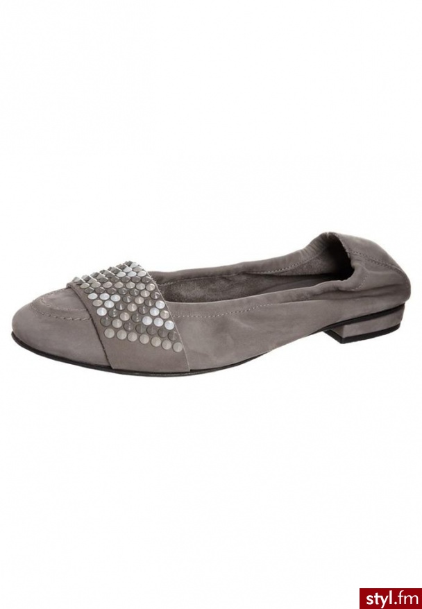 Kennel + Schmenger Baleriny szary - Balerinki Buty Moda