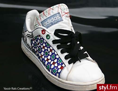 custom stan smith by yassir rais - Pozostałe Buty Moda