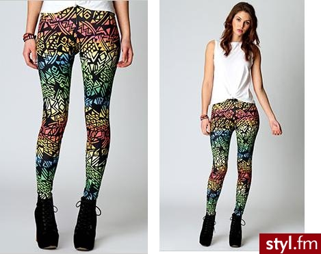 Leginsy Spodnie Moda