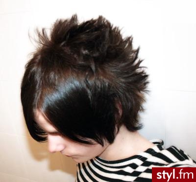 EMO Alternatywne Średnie Fryzury