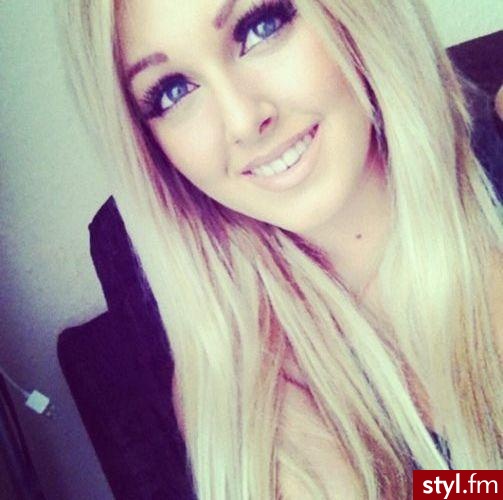 Blond Rozpuszczone Proste Na co dzień Długie Fryzury