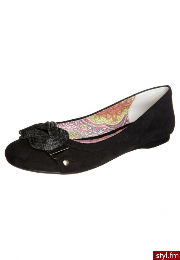 Anna Field Baleriny czarny - Balerinki Buty Moda