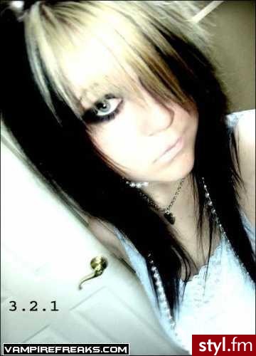 EMO Alternatywne Średnie Fryzury