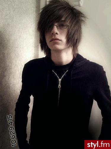 EMO Alternatywne Średnie Fryzury