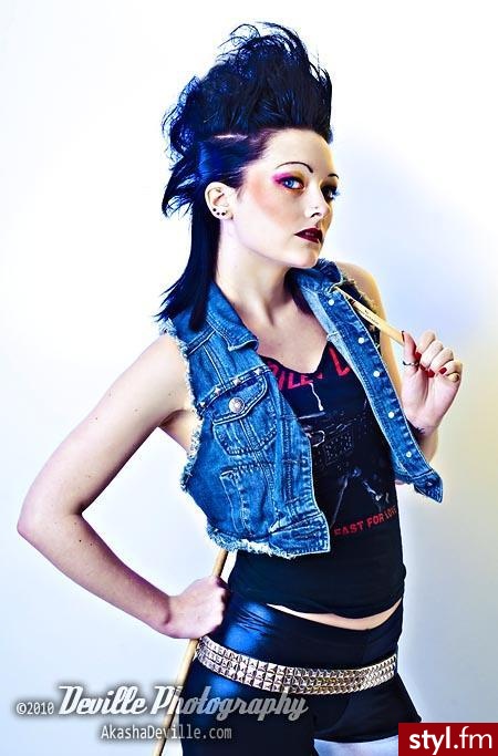 Punk Rock Alternatywne Średnie Fryzury