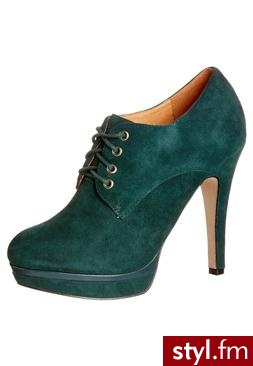 Buffalo Szpilki zielony (112-1283) - Szpilki Buty Moda