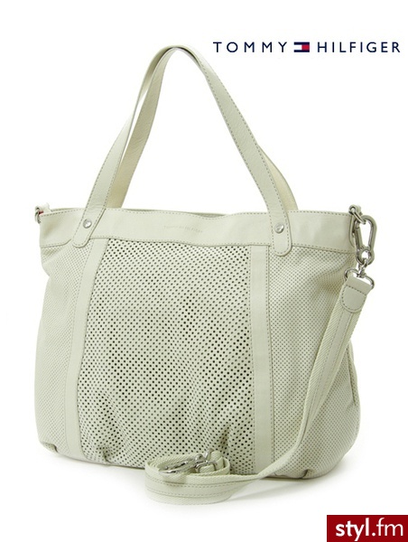 TOMMY HILFIGER CAROLINA SATCHEL TOTE STARFISH - Torebki na co dzień Torebki Moda