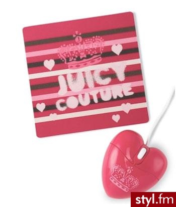 Myszka oraz podkładka od Juicy Couture. Cena: $48 - Gadżety Inne Moda