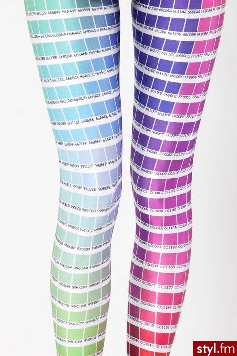 Leginsy Spodnie Moda