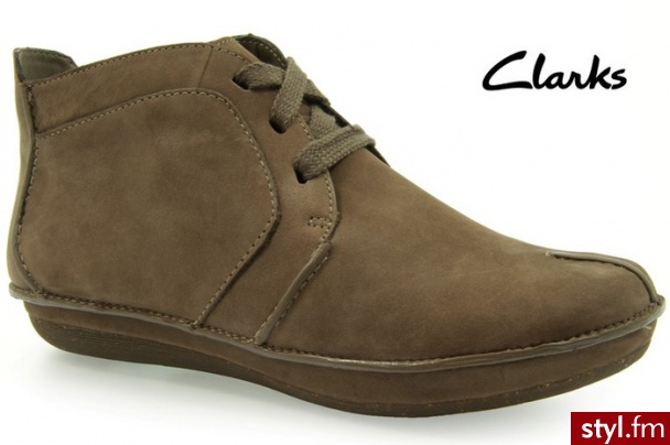 Clarks BUTY NOVA JEWEL KHAKI - Botki Buty Moda