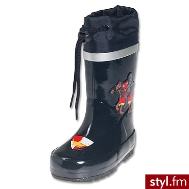 PLAYSHOES Kalosze Rycerz niebieski - Kalosze Buty Moda