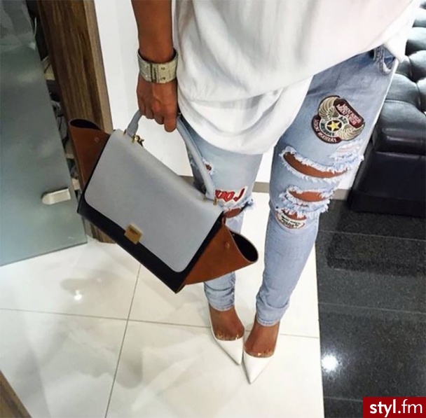 Jeansy Spodnie Moda
