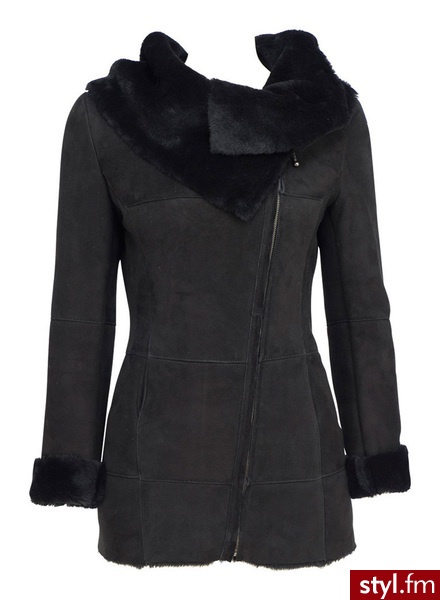 Emu KOŻUCH MT BEAUTY JACKET BLACK - Kurtki Okrycia Moda