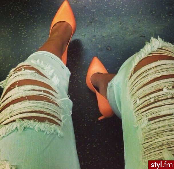 Jeansy Spodnie Moda