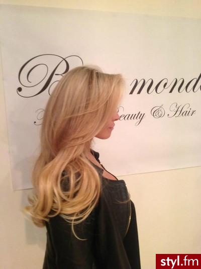 Blond Rozpuszczone Kręcone Na co dzień Długie Fryzury