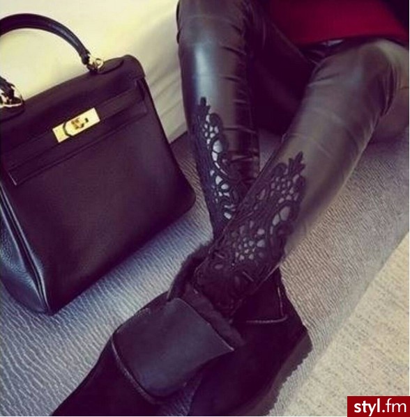 Leginsy Spodnie Moda