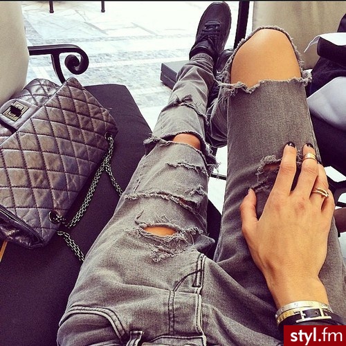 Jeansy Spodnie Moda