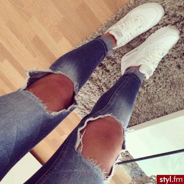 Jeansy Spodnie Moda