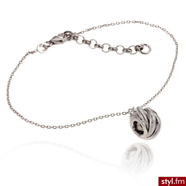 Dandelio Bransoletka Srebrny Koralik Maxi MAV-BRA-0005 - Bransoletki Biżuteria Moda