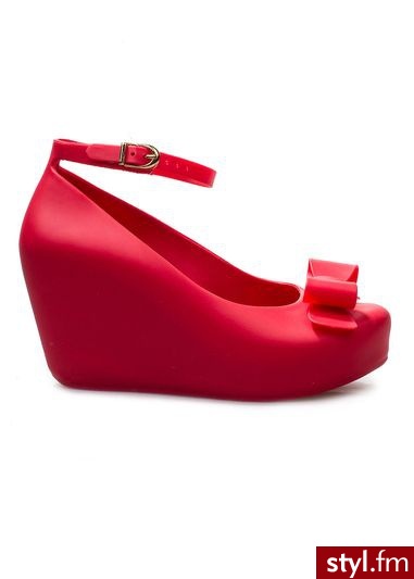 czerwony Półbuty na koturnie MEL toffee apple II - Koturny Buty Moda