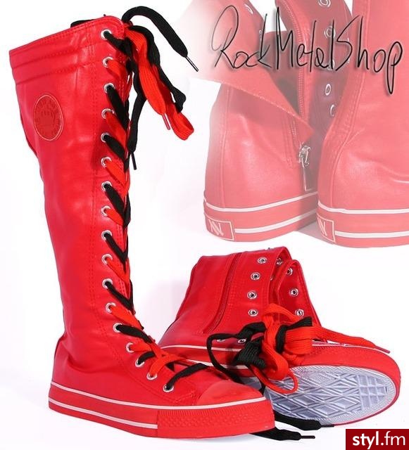 Buty niby są zwykłe ale sznurówki są fajne^^ - Pozostałe Buty Moda