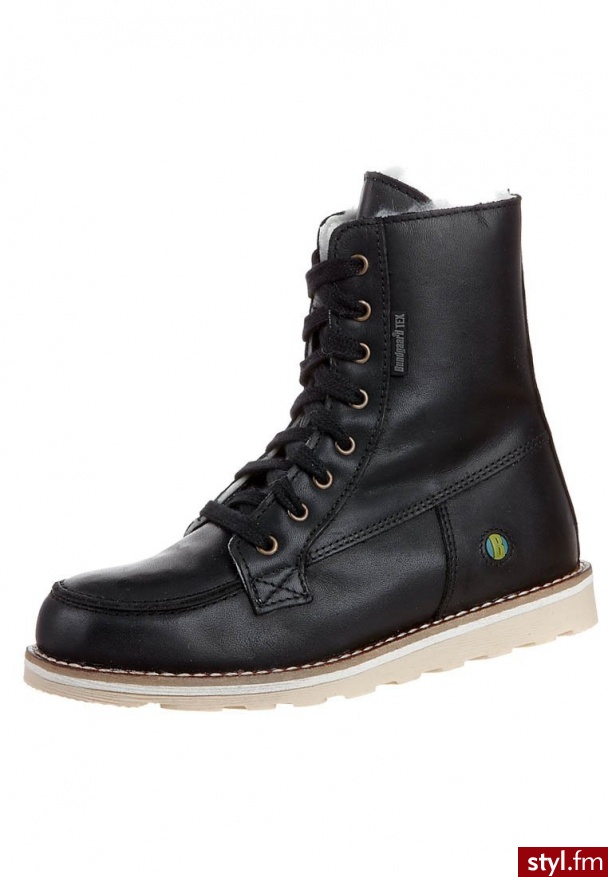 Bundgaard Botki sznurowane czarny - Botki Buty Moda