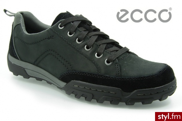 Ecco PÓŁBUTY URBAN XPLORER BLACK - Półbuty Buty Moda