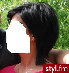 Czarne Rozpuszczone Proste z grzywką Na co dzień Średnie Fryzury