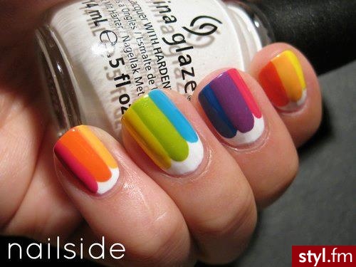 Rainbow ;) - Naturalne Paznokcie