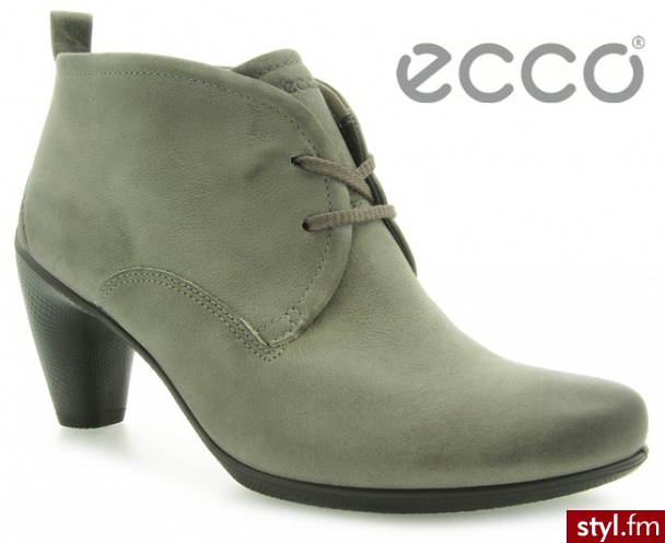 Ecco BOTKI SCULPTURED WARM GREY - Botki Buty Moda