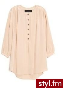 Thakoon Drape Back Collarless Blouse - Koszule Ciuchy Moda