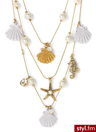 Śliczny naszyjnik od Betsey Johnson, inspirowany oceanem i letnią bryzą. :) Cena: $48 - Pozostałe Dodatki Moda