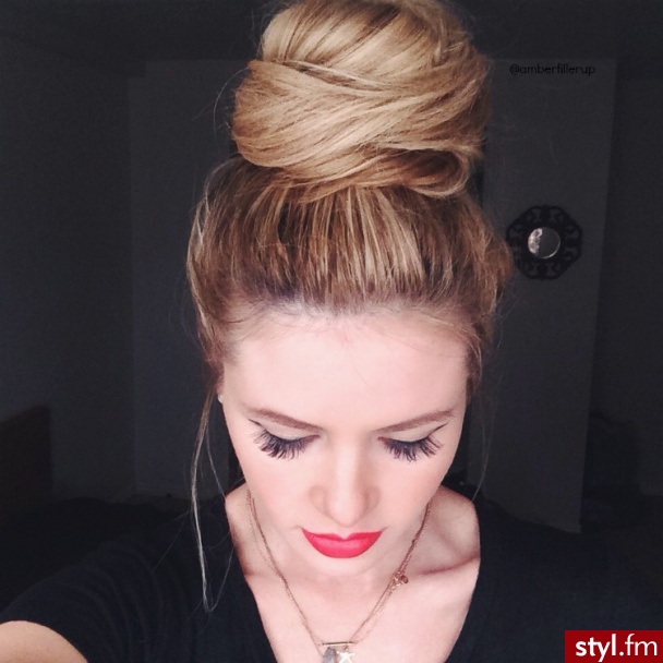 Blond Upięcie Kręcone Na co dzień Średnie Fryzury