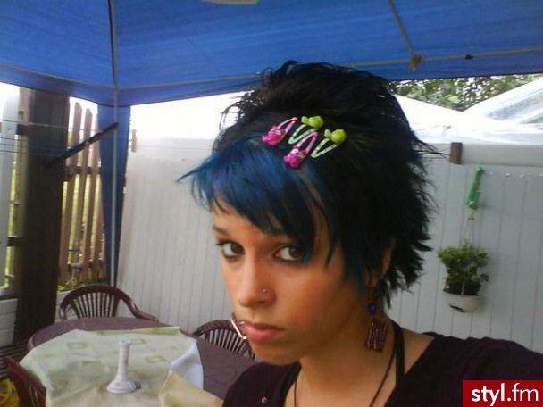 EMO Alternatywne Średnie Fryzury