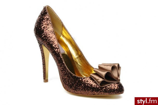 Ted Baker CZÓŁENKA MAYTER BY TED BAKER (złoty) - Czółenka Buty Moda