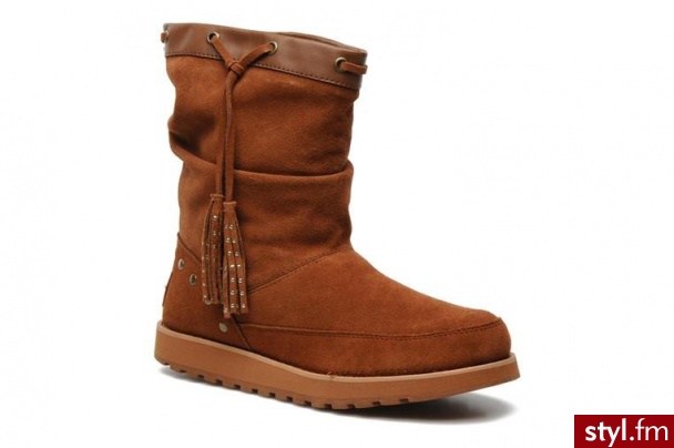 Skechers PÓŁBUTY I BOTKI TASSEL BY SKECHERS (Brązowy) - Botki Buty Moda