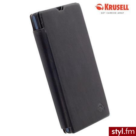 KRUSELL Etui FlipCover do Sony Xperia z - Portfele i etui Dodatki Moda