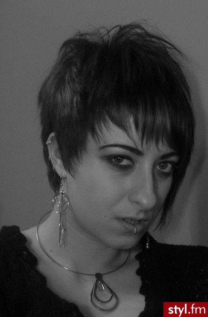 EMO Alternatywne Średnie Fryzury