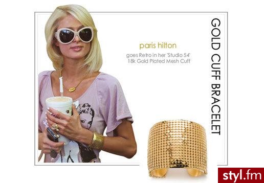 Złota bransoletka od CC Skye. Kup ją za 650 zł, a będziesz posiadać to samo, co Paris Hilton czy Miley Cyrus. - Pozostałe Dodatki Moda