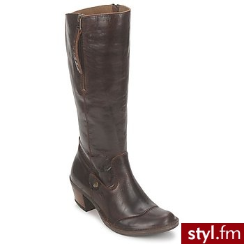 Kickers BUTY NATIKI Brown / Fonce - Kozaki Buty Moda