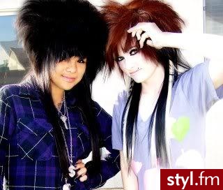 EMO Alternatywne Średnie Fryzury