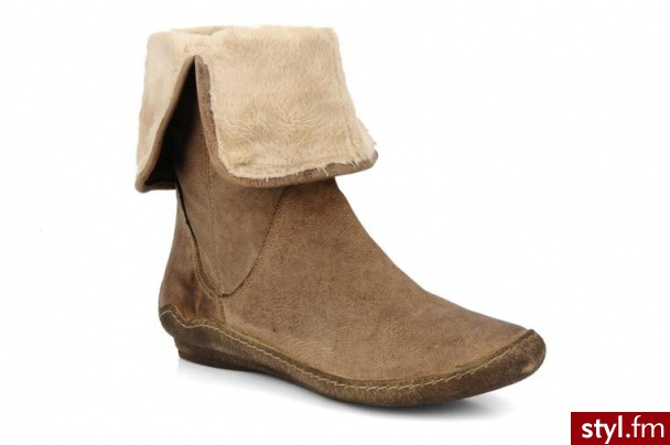 Khrio PÓŁBUTY I BOTKI RAYNI BY (BEŻOWY) (Beżowy) - Botki Buty Moda