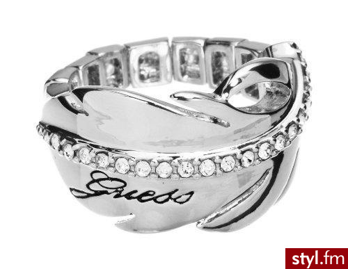GUESS - PIERŚCIONEK UBR21307 S Rozmiar S - Pierścionki Biżuteria Moda