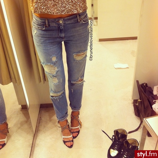 Jeansy Spodnie Moda