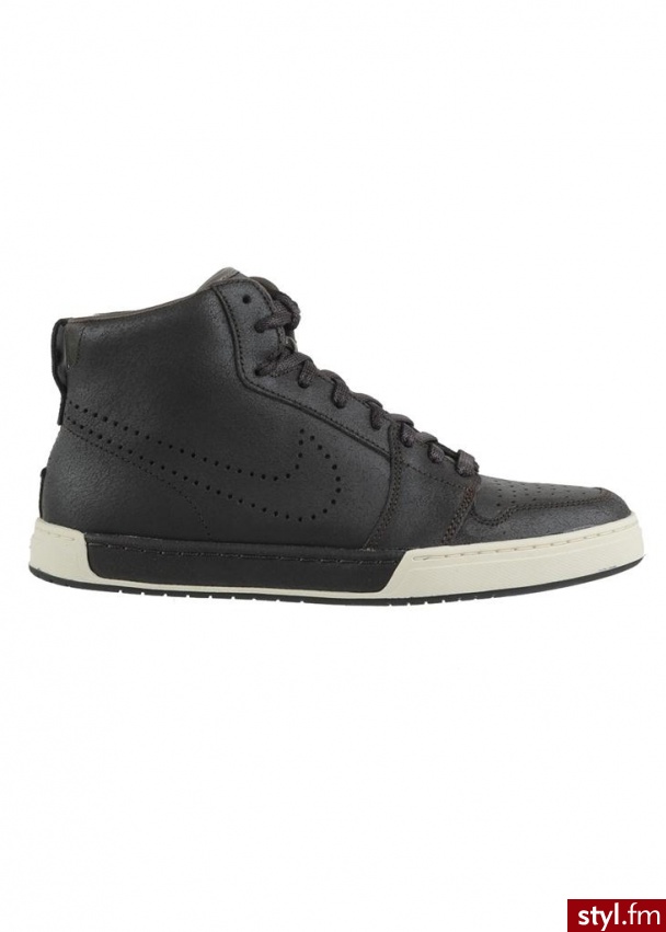NIKE Buty sportowe AIR ROYAL MID brązowy Czarny Sportowe - Sportowe Buty Moda