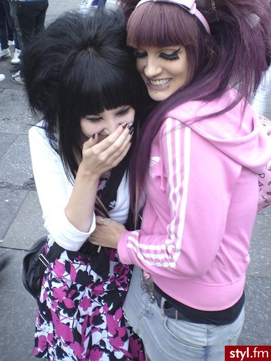 EMO Alternatywne Średnie Fryzury