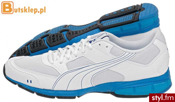 Puma buty Puma Runner (186272-15) Biały Sportowe - Sportowe Buty Moda